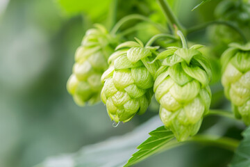 A brewery focused on green practices, from using organic hops to promoting water conservation, showcasing a commitment to sustainability in the craft beer industry and responsible resource management.