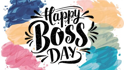 Boss Day, Celebrate Leadership and. Happy Boss Day, Banner, Boss Day Poster, Happy Boss Day Poster, 