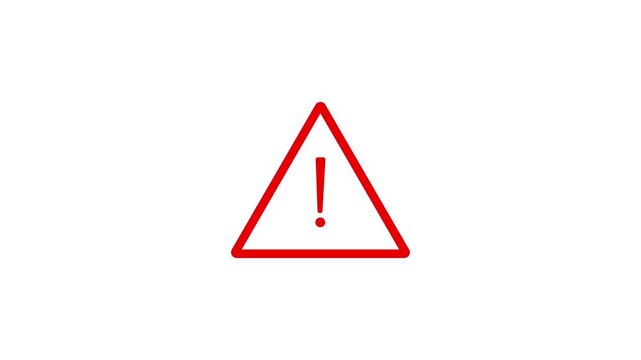 A bold, yellow equilateral triangle with a black exclamation mark centered inside. The triangle's bright color and sharp lines signal caution or alert, commonly used for warnings or hazards.






