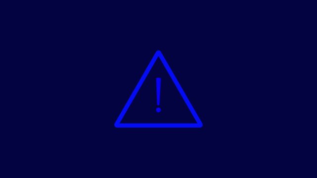 A bold, yellow equilateral triangle with a black exclamation mark centered inside. The triangle's bright color and sharp lines signal caution or alert, commonly used for warnings or hazards.






