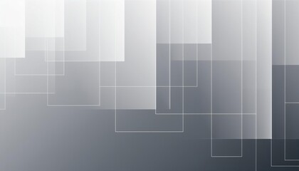 Fototapeta premium グレーを使用した様々なグラデーションと四角形の組み合わせの背景