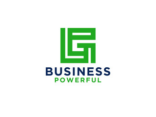 Initial Letter G Logo. Line Globe Icon with G Letter inside isolated on White Background. Usable for Business and Branding Logos.