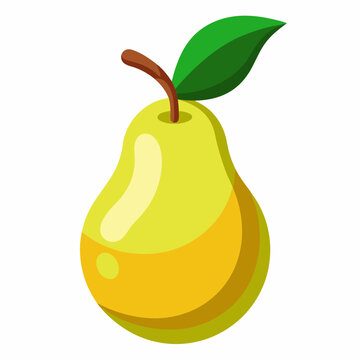 recommend clip art: Pear cartoon isolated on white, pear vector illustration, pear vector art, pear silhouette, food icon, pears line art, eps
                    