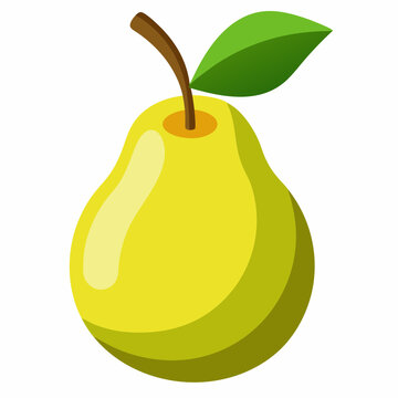 recommend clip art: Pear cartoon isolated on white, pear vector illustration, pear vector art, pear silhouette, food icon, pears line art, eps
                    