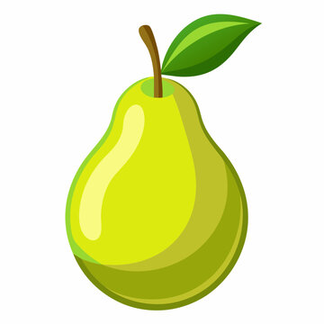 recommend clip art: Pear cartoon isolated on white, pear vector illustration, pear vector art, pear silhouette, food icon, pears line art, eps
                    