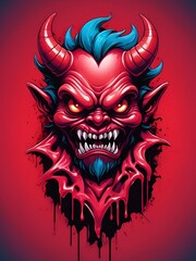 Red Devil Illustration