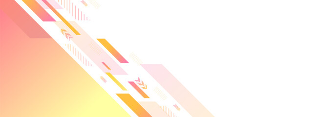 geometric banner background.shape.orange and yellow. line.abstract background.eps 10