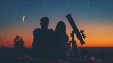 Stargazing at a Local Park: Enjoy an evening of stargazing by setting up a telescope and blanket in...