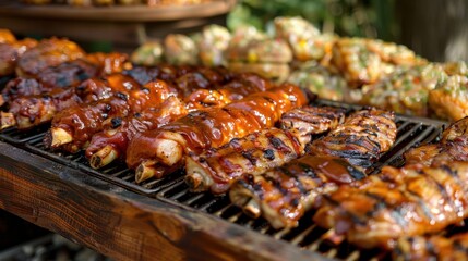 Cookout and BBQ: Set up a backyard cookout with friends and family. Fire up the grill for some BBQ, and spend a memorable evening outdoors together.
