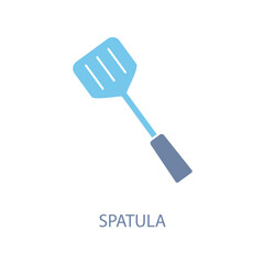 spatula concept line icon. Simple element illustration. spatula concept outline symbol design.