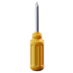 3D Illustration Screwdriver