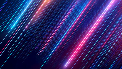 Fototapeta premium ネオン 背景 スピード ビーム 光 光線 流星 バックグラウンド スタイリッシュ 背景素材 背景画像