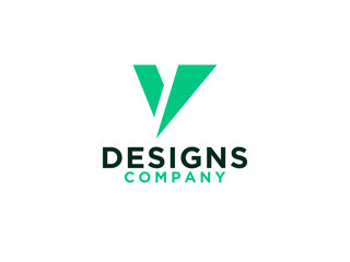 Simple Initial Letter Y Logo. Geometric Shape Arrow Origami Style isolated on White Background. Usable for Business and Branding Logos.