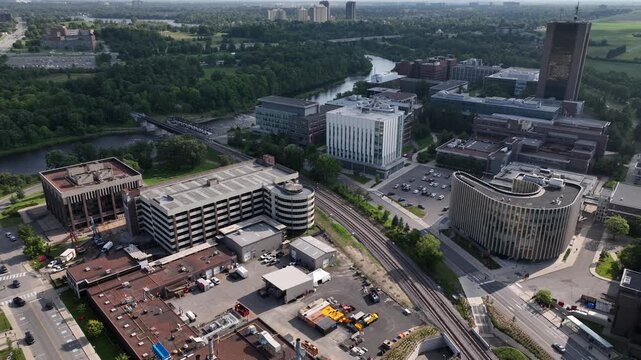 Carleton University Campus aerial back to school