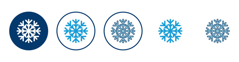 Snowflake icon vector isolated on white background. snow icon vector. Symbol of winter, frozen