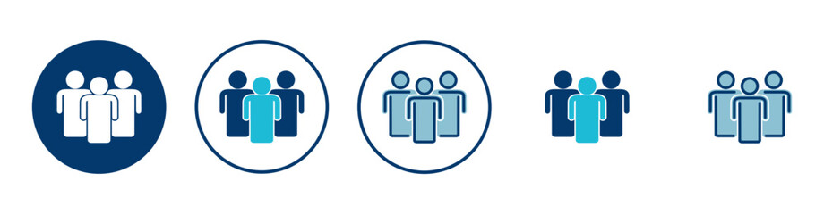 people icon vector isolated on white background. person icon. User vector icon