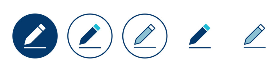 Edit icon vector isolated on white background. Pencil icon. sign up Icon vector. edit text