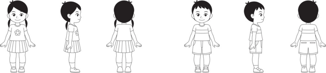 Character design BW 2