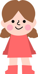 Illustration of Happy Children