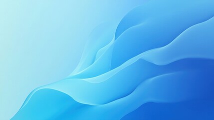 Fototapeta premium Soft blue abstract waves creating a serene and calming background.