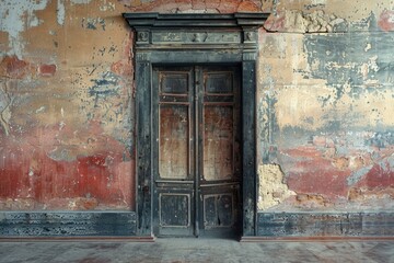 A creaky door opens to reveal an old and mysterious building interior