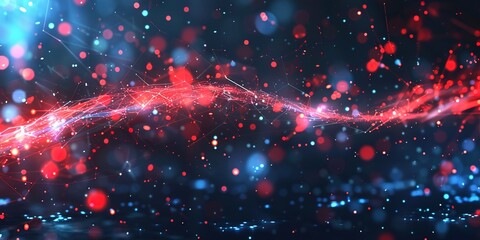 Obraz premium red and white lights