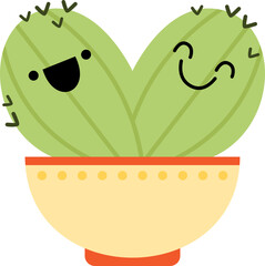 Modern Cute Cactus