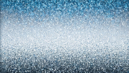 Glittering sky blue to light gray gradient background, noise