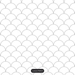 Fish cut luxury pattern