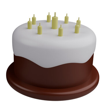 recommend clip art: 3d trave icons. cake. 3000x3000 px