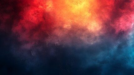 Obraz premium A vibrant abstract background blending warm and cool colors, suitable for digital designs.
