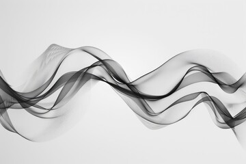 Obraz premium A wave of smoke rises into the air