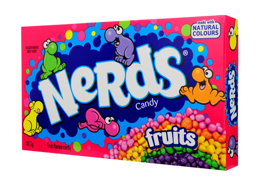 Nerds candy fruits multi flavour sweets in a 141.7g box