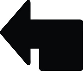 an arrow pointing down on a white background