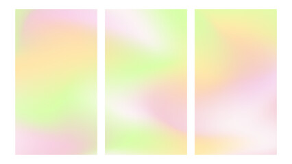 Aesthetic spring colors gradient background. colorful pastel smooth gradient, design for vertical background banner or social media.