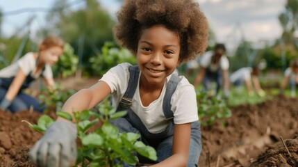 Diverse community members of all ages participating in group activities and social interactions in an outdoor park or open field setting showcasing a sense of unity