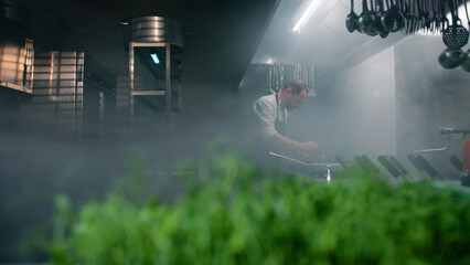 The Steam Taking Control Of The Restaurant Kitchen