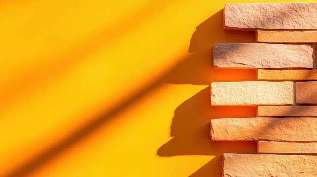 Rustic Charm of Earth-Toned Brickwork - Traditional and Sustainable Architecture Concept with Copy Space