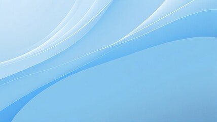 Abstract light blue background with curved lines suitable for graphic design projects, presentations, web design, and social media posts.