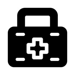 Obraz premium medical glyph icon