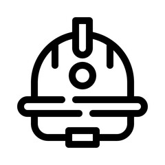 helmet line icon
