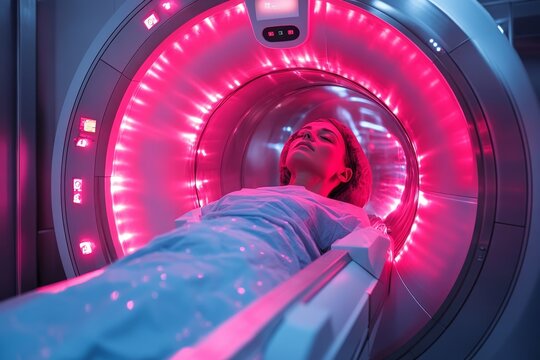 Patient receiving radiation therapy for lung cance 035 technology, camera, lens, digital, equipment, business, photography, washing, machine, laundry, circle, symbol, metal, glass, light, computer, ca