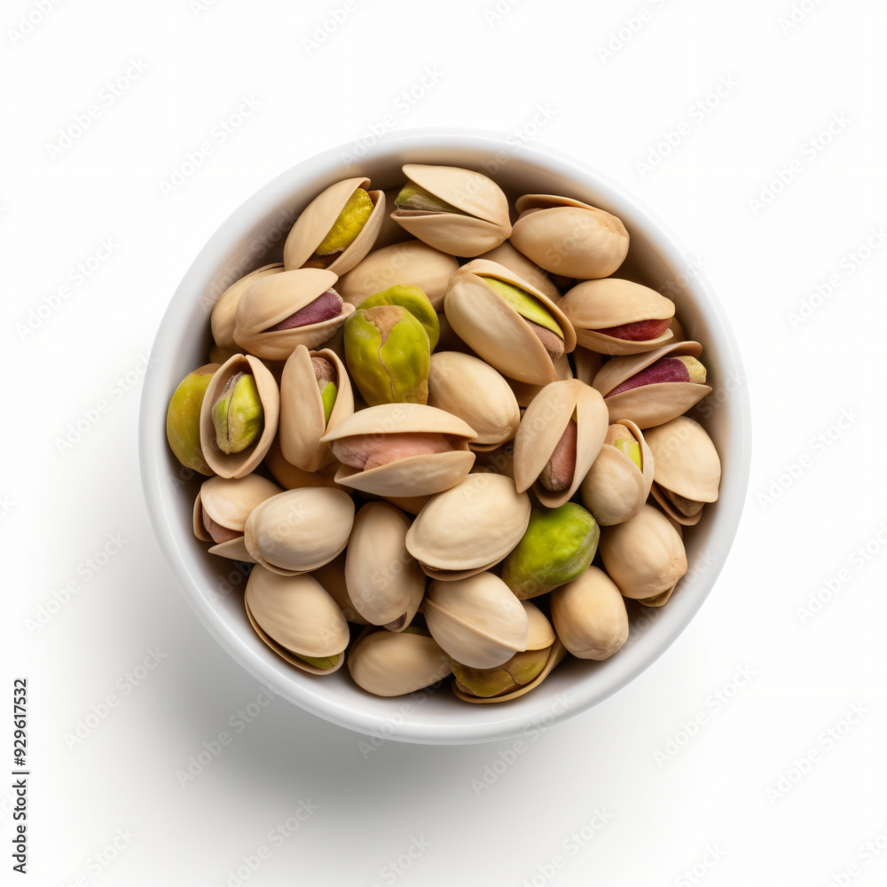 Poster Pistachios in bowl