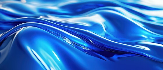 Beautiful 3d abstract blue desktop wallpaper for ratio 21:9