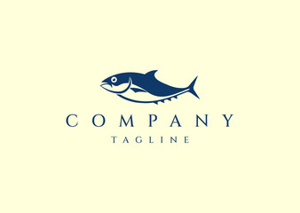 Vector illustration of Tuna Fish Logo Design