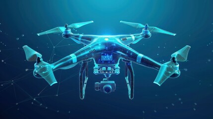 Futuristic Drone Design -  A Wired Vision