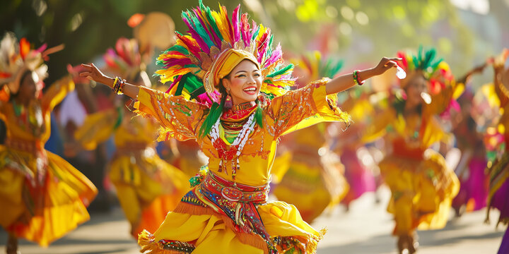 Kadayawan Festival traditional dancers