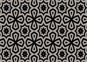 seamless abstract damask pattern background geometric wallpaper