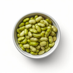 Broad beans in bowl