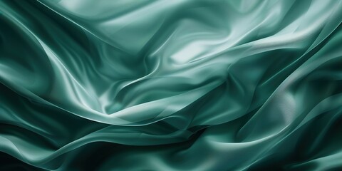 Obraz premium green silk background